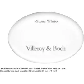 Villeroy & Boch Siluet 50 weiß alpin + Handbetätigung
