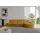 altdecor Eckcouch Cord 5-Sitzer Senfgelb