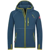 TROLLKIDS Sandefjord Fleecejacke Madeira Blue/Pear Green 140