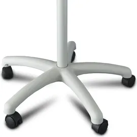 Karat Mobiles Flipchart Piranha Pro mit Sternenfuß und ausklappbaren Papierhaltern 67 x 105 cm