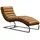 KAWOLA Relaxliege SIRY Polsterliege Leder cognac