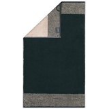 CAWÖ Luxury Home Two-Tone 590 Gästehandtuch 30 x 50 cm schwarz