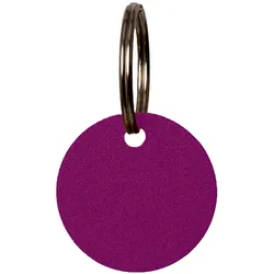 Grooming Deluxe Runde Namensplakette - alte rose - S