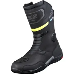 LS2 Goby wasserdichter Damen Motorrad Stiefel, schwarz-gelb, Größe 41
