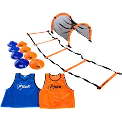 Fußball Flick Urban Skills Training Drill Set - Set von 4 EINHEITSGRÖSSE