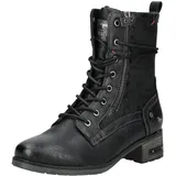 Mustang Stiefelette mit floralem Charme 15M0062002, Größe:38 EU, Farbe:Schwarz | Gr.: 38