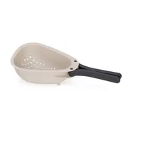 Joseph Joseph Droplet Mini-Sieb mit Klappbare Griffe, Küchensieb für