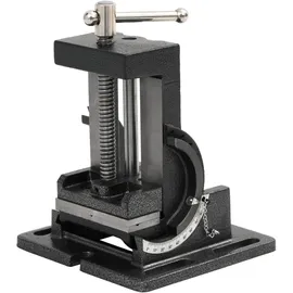 vidaXL Maschinenschraubstock Gusseisen 110 mm schwarz