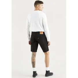 Levi's 405 Standard Kurze Jeans All Black Adv Sho 33 10