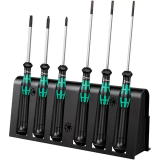 WERA Elektronik-Schraubendreher-Sortiment Kraftform-Micro 6-tlg.