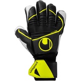 Uhlsport Soft Flex Frame Jr., Kinder und Erwachsene Torwarthandschuhe schwarz/fluo gelb 6