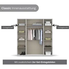 Rauch Kleiderschrank RAUCH "VOYAGER Otto ́s Choice Garderobe Wäscheschrank TOPSELLER Schlafzimmer", braun (eiche artisan), B:187cm H:194cm T:53cm, Holzwerkstoff, Schränke, Kleiderschrank, Schrank mit modernen Griffen in viel Stauraum MADE IN GERMANY