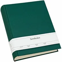 Semikolon 363980 Classic Large - 24,5 x 30,5 cm - 130 Seiten cremefarben, für 260 Fotos - forest