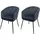 MCW Esszimmerstuhl O28 Stoff blau 2er Set