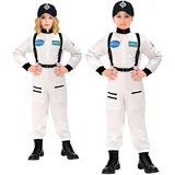 W WIDMANN MILANO Party Fashion - Kinderkostüm Astronaut, Raumanzug, Weltall, Raumfahrer, Faschingskostüme