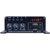 AK370 Mini Audio Leistungsverst?rker Tragbarer Lautsprecherverst?rker fš1r Auto und Privat - Schwarz