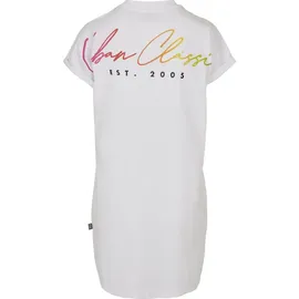 URBAN CLASSICS Shirtkleid Weiß 4XL