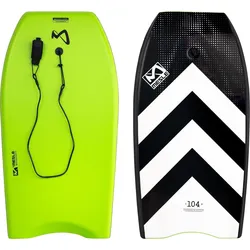 Bodyboard SpeedSkin Kinder/Erwachsene mit Leash grün Mesle One Size