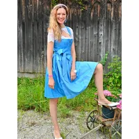 MarJo Dirndl Zora in Malibu Blue 36