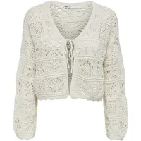 Only ONLBEACH Strickjacke Weiß M