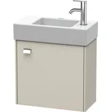 Duravit Waschtischunterschrank wandhängend 48,4 × 44,2 × 23,9 cm, in Taupe Matt