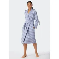 SCHIESSER Bademantel Feather Terry hellblau M