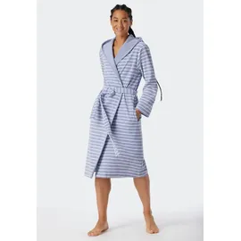 SCHIESSER Bademantel Feather Terry hellblau M