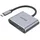 UNITEK D1049A Notebook-Dockingstation/Port-Replikator USB 2.0 Type-C Silber - Silber