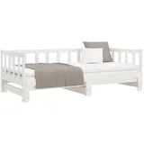 vidaXL Tagesbett 90 x 200 cm Weiß