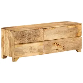vidaXL TV-Schrank Massivholz Mango 110x30x40 cm