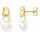 Thomas Sabo Ohrstecker Natural Beauty vergoldet Silber mit Süßwasserzuchtperle