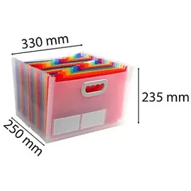 Exacompta Fächermappe 55198E Transparent 330 x 250 x 235 mm 1 St.