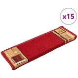 vidaXL Stufenmatte 65 x 21 cm Rot