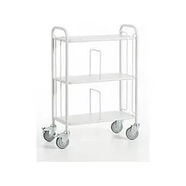 ROLLCART Bürowagen Holz/Metall 80 x 110 x 38 cm lichtgrau