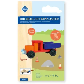 Pebaro 469 Holzbau-Set Kipplaster, 30-teilig, Holz, Normal