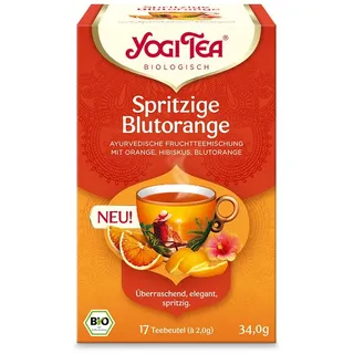 Yogi Tea Spritzige Blutorange Teebeutel 17 x 2 g