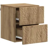 vidaXL Nachtschrank Artisan-Eiche 34,5 x 33 x 40 cm Beige