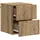vidaXL Nachtschrank Artisan-Eiche 34,5 x 33 x 40 cm Beige
