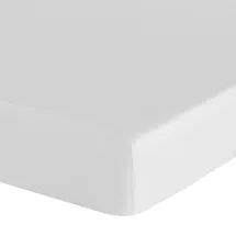 Eurofirany Spannbettlaken Baumwolle 140 x 200 - 160 x 200 cm weiß
