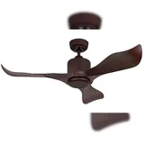 CasaFan Eco Aviador 132 cm Deckenventilator Braun
