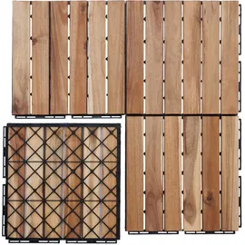 casa.pro Gartenbodenbelag Alliste 30 x 30 cm beige
