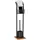 Relaxdays WC-Garnitur Schwarz mit Ablage (10024628)