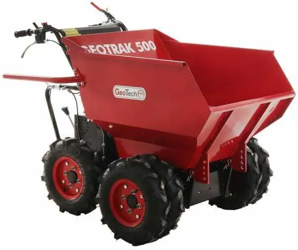 GeoTech Pro GEOTRAK 500 - Motorschubkarre - Kippmulde 500 kg - Allradantrieb