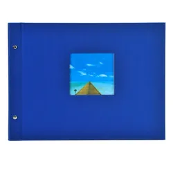 Goldbuch Bella Vista, Blau, 40 Blätter, Hardcover-Bindung, Polyurethan, Papier,
