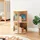 [en.casa] Kinderbücherregal Chasek 65 x 44 cm Kiefer natur beige