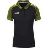 JAKO Polo Performance (schwarz/soft yellow / Größe L / Unisex)