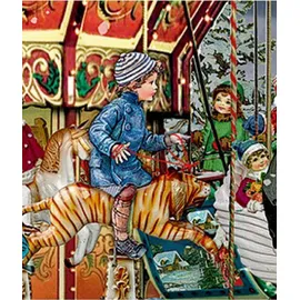 Coppenrath Verlag Wand-Adventskalender Nostalgischer Weihnachtsmarkt