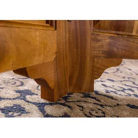 Massivmoebel24 Raumteiler 141 x 3 x 175 cm Honig