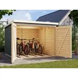 Karibu Fahrradgarage 4, terragrau, 19 mm