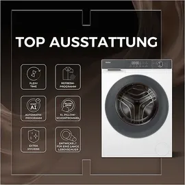 Haier HW80-BP14637T G3 Waschmaschine (8 kg, 1330 U/min)
